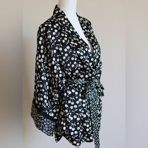 Victoria's Secret Satin Tie-Waist Jacket Kimono